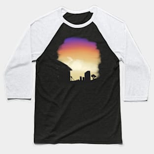 sunset in the neighborhood Baseball T-Shirt